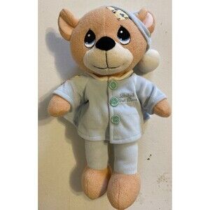 VTG 1999 Precious Moments Luv N Care Plush Baby’s First Bear Beanie Bum Pajamas
